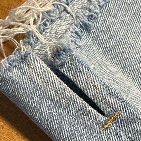 H&M distressed denim skirt size M 10 - Picture 9 of 12